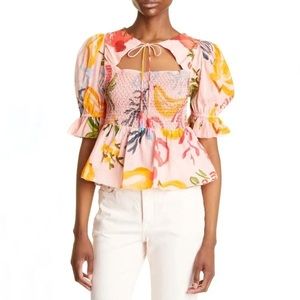 FARM RIO Mixed Fruit Bodice Top